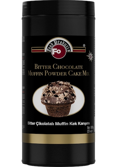 Yumurtasız Bitter Çikolatalı Muffin Kek Karışımı 1 Kg