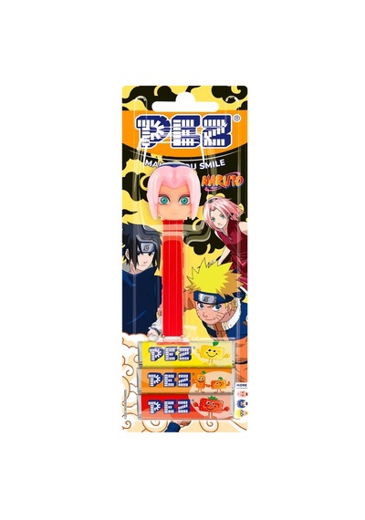 Pez Dispenser Naruto Sakura Meyve Aromalı Şekerleme Makinesi Ve Şekerleme Yedekleri