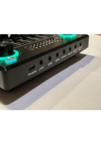 Canlı Yayın Ses Kartı Karaoke Özellikli Müzik İçin Ses Kartı Usb Mixer Ses Kartı