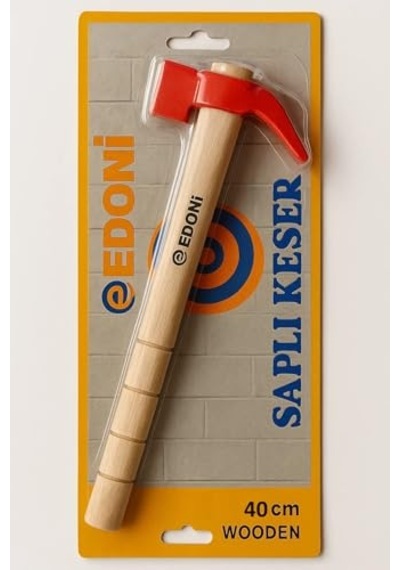 40 Cm Ahşap Saplı Kalın Uçlu Döküm Başlıklı Ergonomik Tasarımlı Dayanıklı El Aleti Marangozluk Ve Inşaat I