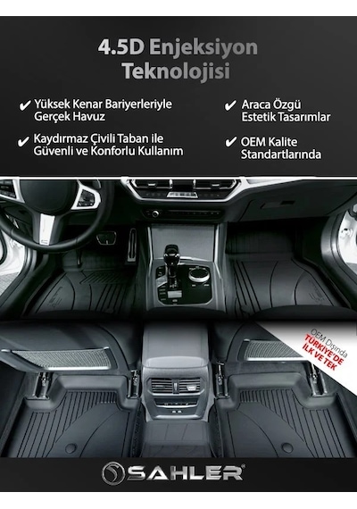 Alfa Romeo Junior Ibrida Hybrid 2024+ Uyumlu Sahler 4.5d Pro Premium Oto Havuzlu Paspas - Junior Ibr