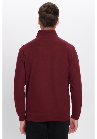 Tudors Unisex Relax Fit Rahat Kesim Pamuklu Yarım Fermuarlı Bordo Dik Yaka Sweatshirt-31977 Bordo Tudors Unisex Relax Fit Rahat Kesim Pamuklu Yarım Fermuarlı Bordo Dik Yaka Sweatshirt-31977 Bordo