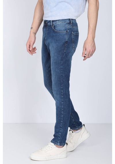 Banny Jeans Erkek Mavi Straight Fit Jean Pantolon