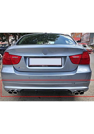 Bmw E90 Makyajsız Kasa Arka Tampon Eki Fiberglass Boyasız