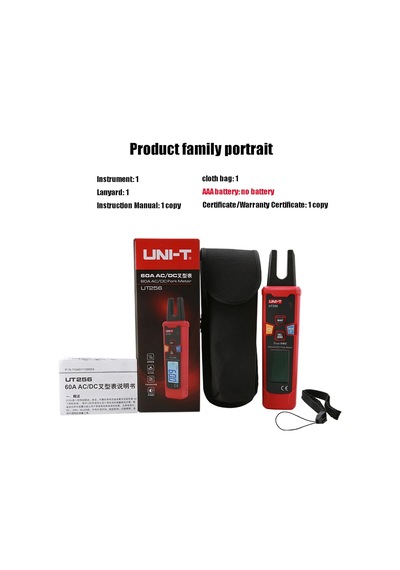 Uni-trend Multimeter Clamp Meter Ut256a Ut256b Ture Rms Digital Clamp Fork Meter Multimeter Ac/dc Voltage Current Resist