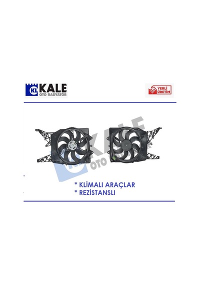 Fan Motoru Opel Corsa D 1,3/1,7 Cdti 1,4 1,6t Bravo 2 1,4 1,6/2,0 D-mjt Klimalı 385 Mm. 2 Pin 356355 Kale