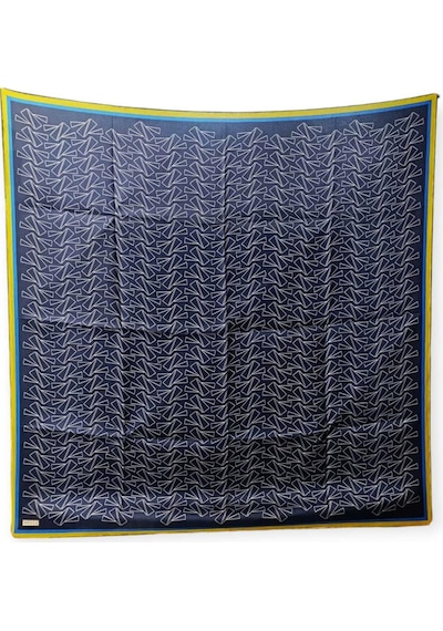 Belli Luxury Twill İpek Eşarp 4060 Lacivert