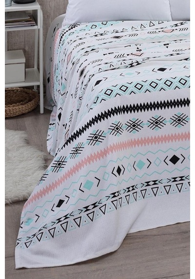 Çarşafı Lastikli Tek Kişilik Pike Yatak Örtüsü 170 X 230 Beyaz