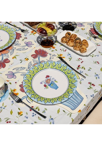 Vase Kağıt Tabak 26 Cm 12'li Paket Beyaz