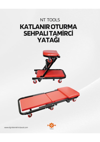 Nt Tools Katlanır Oturma Sehpalı Tamirci Yatağı