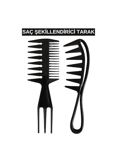 Layes Saç Şekillendirici Tarak 2'li