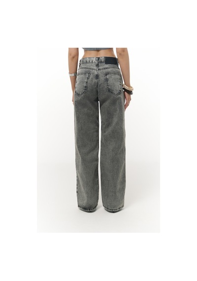 Mai Collection Mai Studios Co. Trixie Füme Transparan Jean Pantolon Füme