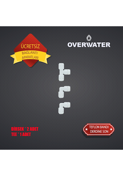 OverWater Açık Kasa Su Arıtma Cihazı 5 Li Filtresi Seti 5 Aşamalı Özel Sarım Membran Filtre