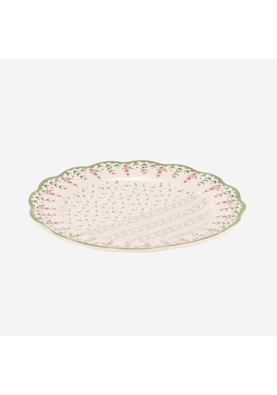 Yeşil Porselen Yemek Tabağı 26,5 Cm