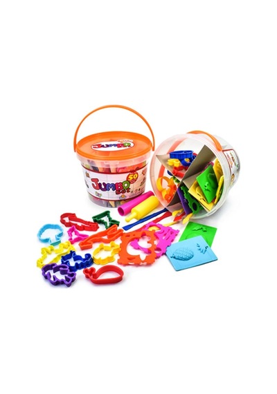 Kiddy Clay 55 Parça Oyun Hamuru Kalıp Seti Kovalı