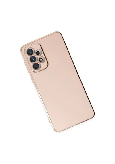 Samsung Uyumlu Galaxy A73 5g Uyumlu Kılıf Volet Silikon - Pembe