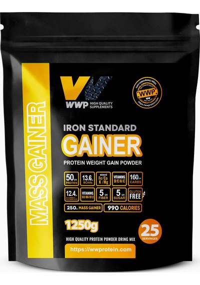 Wwp Iron Standard Gaıner Gerçek Sporcular İçin Premium Kilo Ve 1250g Muz Aromalı. Muz