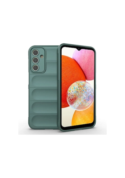 Samsung Galaxy A05S Uyumlu Silikon Kılıf - Kamera Korumalı Esnek Yeni Nesil Airbag Kapak-Yeşil