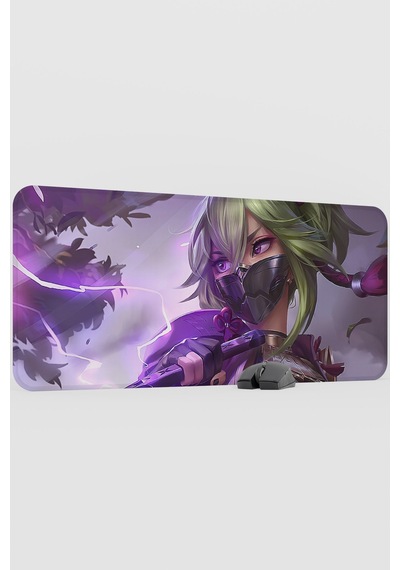 Kuki Shinobu Genshin Impact Anime Oyuncu V2 - 90x40 Xxl Gaming Mouse Pad Fare Altlığı