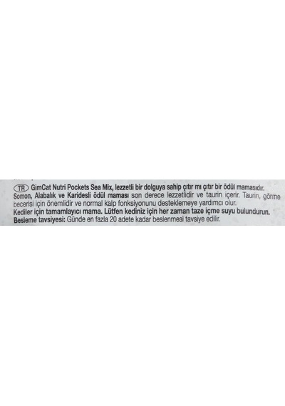 Gimcat Nutripockets Kedi Ödülü Sea Mix 150 Gr