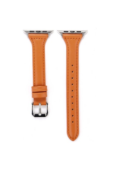Watch 42mm Uyumlu Krd-28 Deri Bsay Kordon-kahverengi