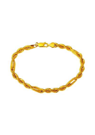 Bilezikci Modern Burmalı Halat Altın Bileklik 5mm. 8692500375768 Renkli Çok Renkli