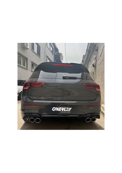 Volkswagen Golf 8 Spoiler 2019-2024 Life - Style - Impression Uyumlu Parlak Siyah Spoiler