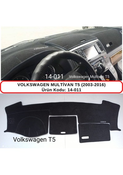 VOLKSWAGEN MULTİVAN T5 (2003-2016) TORPİDO KORUMASI / HALISI / ÖRTÜSÜ / KILIFI
