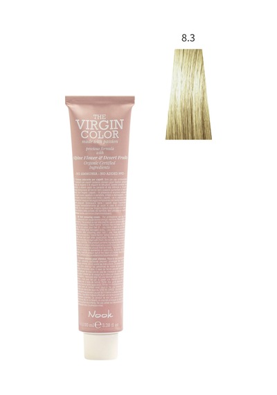 Nook Virgin Color Profesyonel Saç Boyası 100ml-açık Altın Kumral/bal Rengi 8.3-golden Altın Sarı