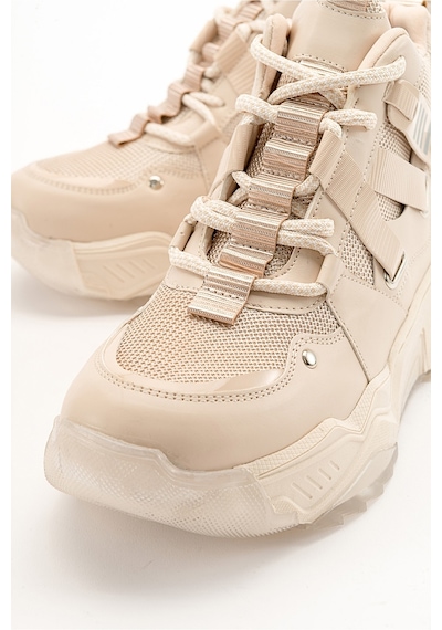 Luvishoes Clara Bej Rose Kadın Spor Bot Bej - Pembe