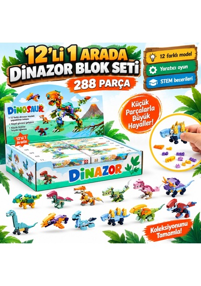 Kzl-sm195b Dınazor 12 In 1 - 288 -