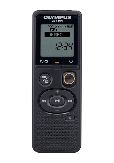 Om System Olympus Vn-541pc Dijital Ses Kaydedici, Tek Dokunuşla Kayıt, Gürültü Engelleme Fonksiyonu, 4 Gb Bellek, Dört Sahne Kaydı, Bir Mikro Usb Kablosu İçerir.