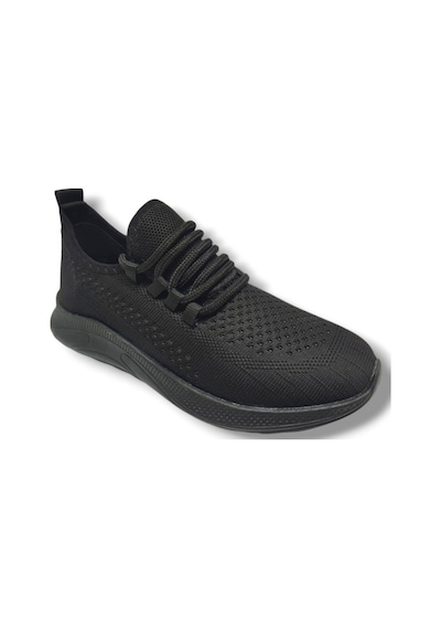 Blackwild 101-25 Triko Bağcıklı Kadın Sneaker Siyah