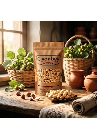 Civanbey Kuruyemiş Çiğ Fındık İçi 1 KG