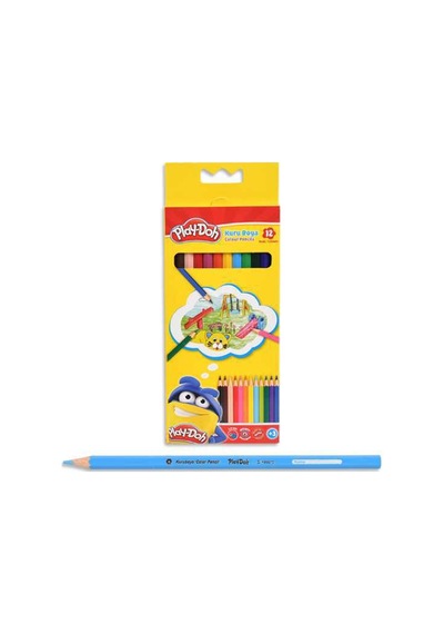 Ku001 12 Li Kuru Boya Tam Boy Çok Renkli