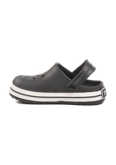 Ayakmod Siyah Eva Hafif Unisex Çocuk Sabo Terlik 214 F
