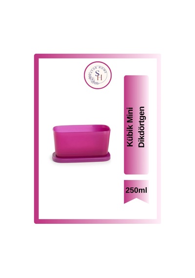 Mini Kübik Dikdörtgen 250ml Fuşya - 619452607 Fuşya