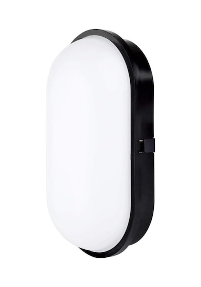 Su Geçirmez 20w Siyah Kasa Gün Işık 4200k Bahçe Teras Banyo İç Dış Mekan Led Işık 2000lm 1 Adet