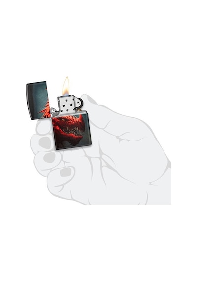 Zippo Çakmak 48777-109102 49352 Red Dragon Design