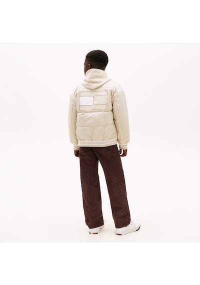 Tommy Hilfiger Padded Graphic Bomber Çocuk Ceket Kb0kb10079 Bej