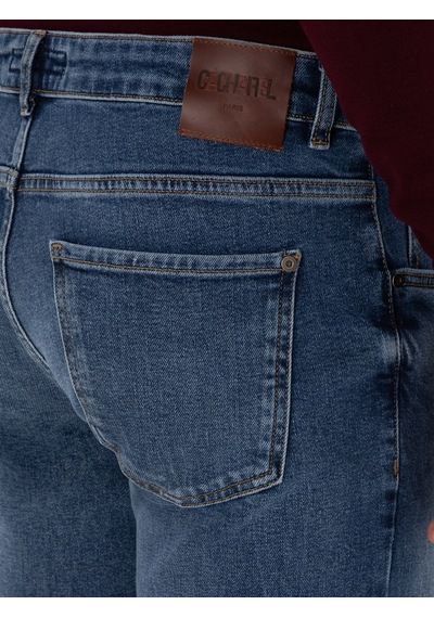 Cacharel Açık Mavi Slim Fit Pamuk Karışımlı Jean Pantolon