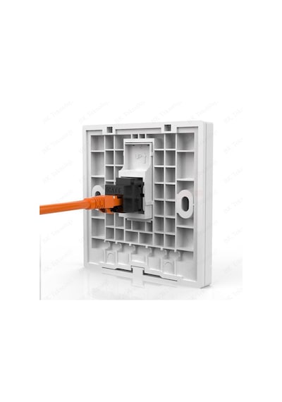 Rj45 Cat6 Konnektör Keystone Jack Dişi Dişi Ara Adaptör