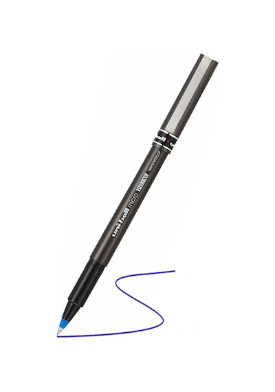 Pilot Kalem Ub-155 Micro Deluxe 1 Adet Uniball Pilot Kalem 0.5 Mm Roller Uçlu Pilot Kalem İnce Uçlu Likit Mürekkepli Mavi