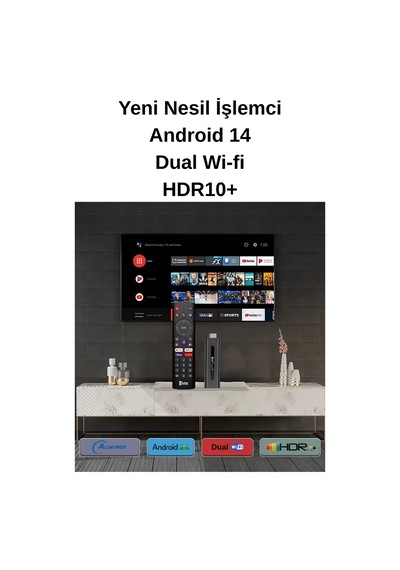 Wearfitpro Tv98 5g Android 8k Tv Stick Akıllı Tv Dönüştürücü Dual Wifi Bluetooth Destekli Tv Stick
