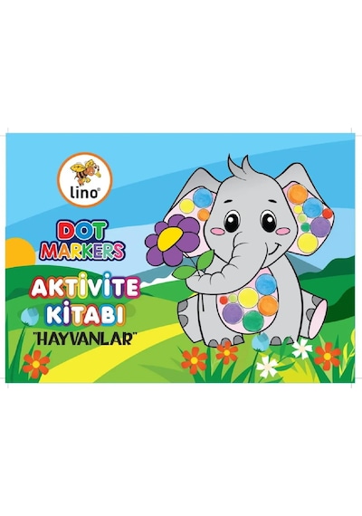Lino Dot Markers Aktivite Boyama Kitabı Hayvanlar LN-702