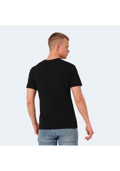Slazenger VESELA Erkek Cepli Siyah Tişört