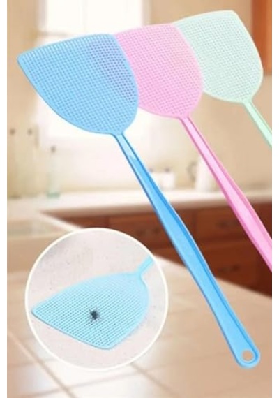 Mobee 2 Adet Plastik Sinek Sineklik Manuel Haşere Kontrolü Uzun Saplı Anti Ev Haşere Sivrisinek Aracı
