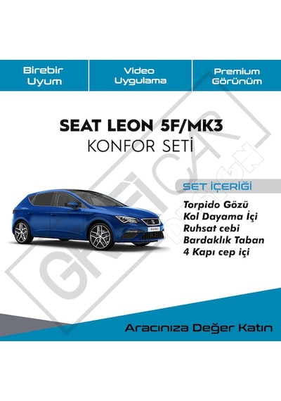 Seat Leon 5F/Mk3 Konfor Seti -Araç Içi Ses  Kumaş Kaplama