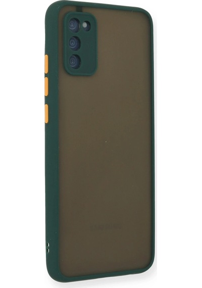 Newface Samsung Galaxy Uyumlu A03s Kılıf Montreal Silikon Kapak Glblseme - 78 - Yeşil
