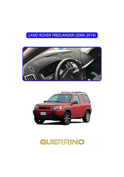 Land Rover Freelander 2006-2014torpido Koruma Halısı Mavi Kenar